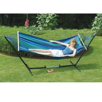 Double Hammock Stand Combo