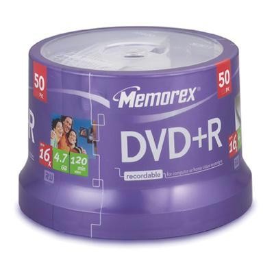 Dvd+r 50 Pack 16x Spindle