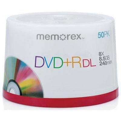 DVD+R DL 8.5GB 50 Pack