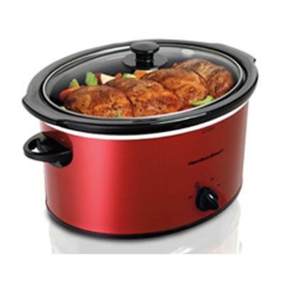 5 Qt. Slow Cooker Red
