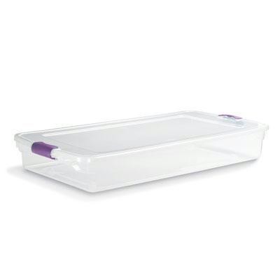 60 Qt Underbed Storage Clear