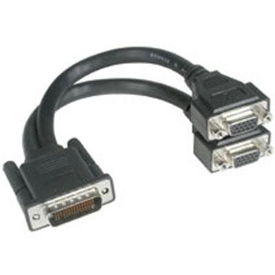 9" Lfh59 M To 2 Vga F Cable