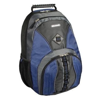 Msft 15.6" Backpack Blk/blue