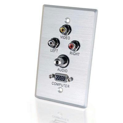Single Gang Wall Plate Alum