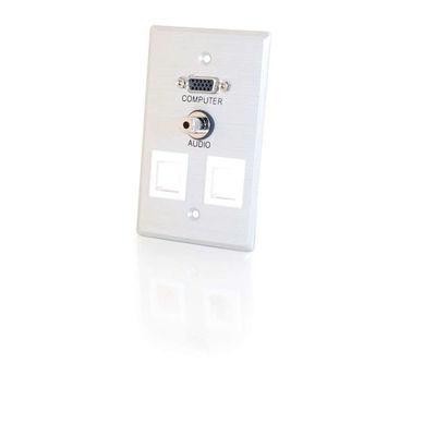 Snglgng Hd15 3.55mm Wall Plate