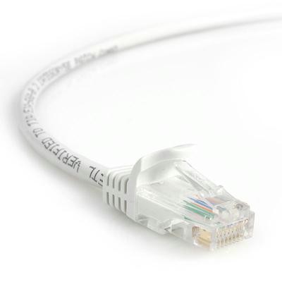 50' Cat5e Patch- White