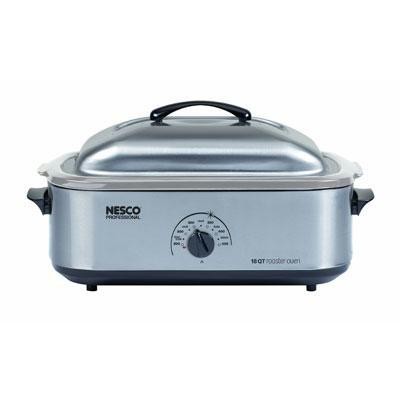 Nesco 18qt Ss Roaster W&#47;ss Coo