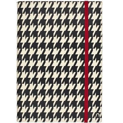 Madeline Houndstooth Ecru Blk