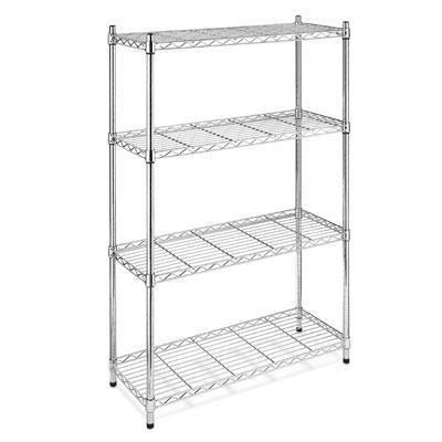 Supreme 4 Tier Shelving Chrome