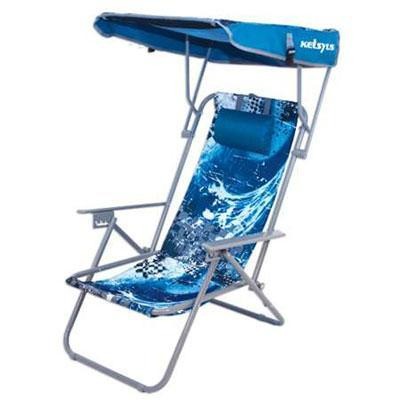 K Beach Canopy Chair Blue Wave
