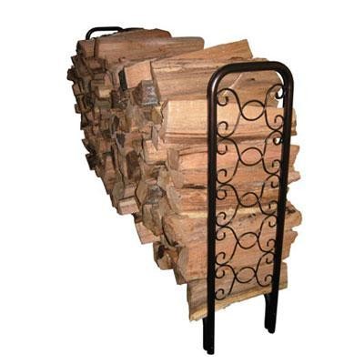 8ft Log Rack Ornmntlscrollbrnz