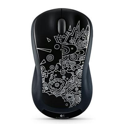 Wrls Mouse M310 Blk Topography