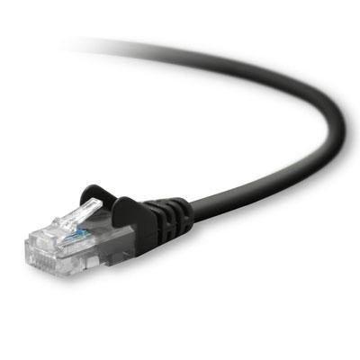 50' Cat5e Patch- Black