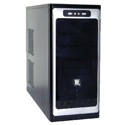 Atx Mid Tower Black/silver