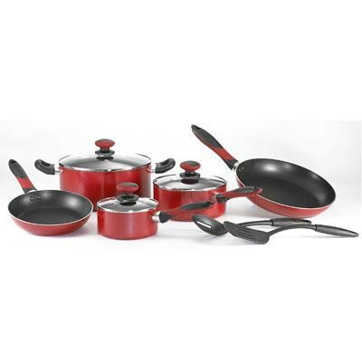 Mirro 10pc Cookset Red