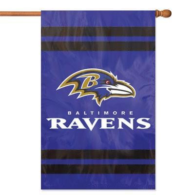 Ravens Applique Banner Flag