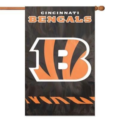 Bengals Applique Banner Flag