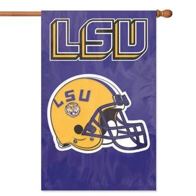 Lsu Applique Banner Flag