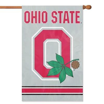 Ohio St O Applique Banner Flag