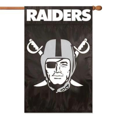 Raiders Applique Banner Flag
