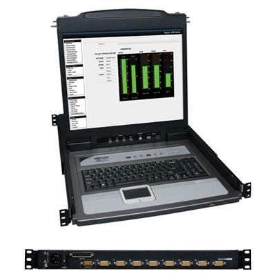 8 Port Kvm Switch 19" Lcd