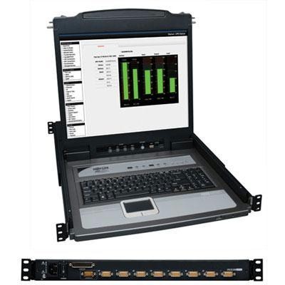 8-port Kvm Lcd Console