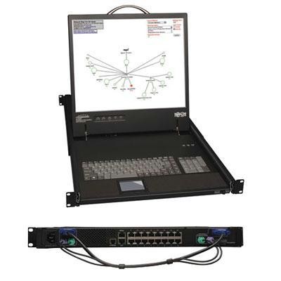 16-port Cat5 Ip Kvm Switch 19"