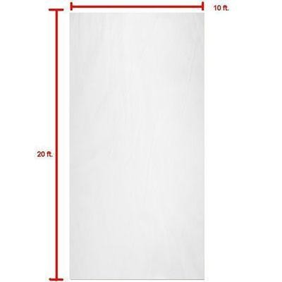 10 X 20 White Muslin Backdrop