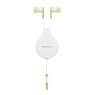 Slim Retractable Earbud W Mic
