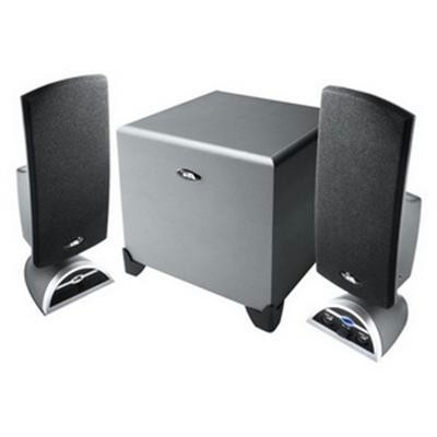 2.1 Black Flat Panel Speakers