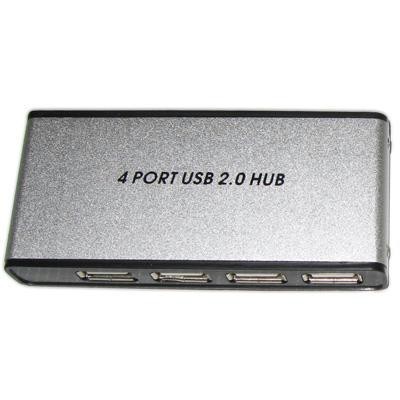 USB 2.0 4-port HUB Silver
