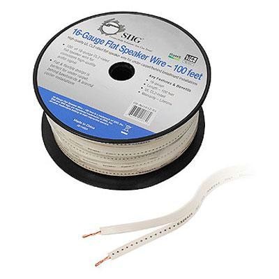 Flat Speaker Wire - 100 Feet