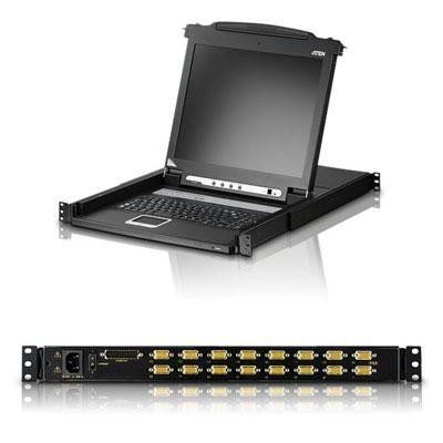 17" Lcd 16-port Kvm Switch