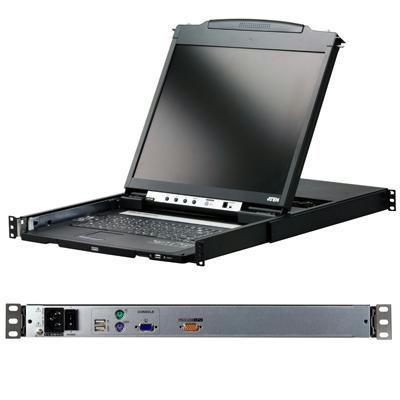 19" Dual Rail Lcd Console