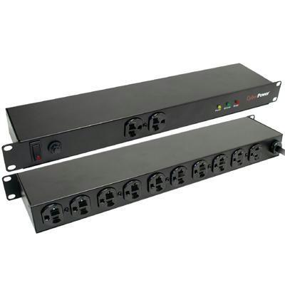 12 Outlet 20a Rm Surge Strip