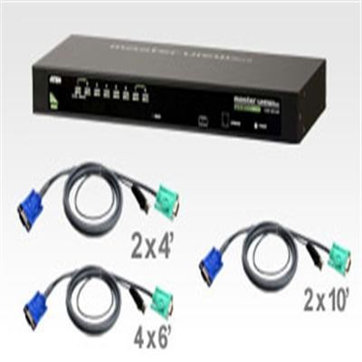 8-port Combo Kvm W 8-usb Cable