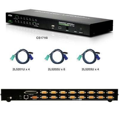 16-Port IP KVM w&#47;16 USB Cables