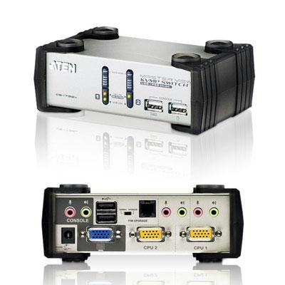 2-Port USB KVMP Sw.w&#47;Audio sup