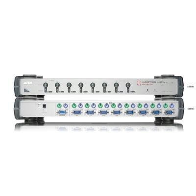 8 Port Kvm Switch W&#47; Cables