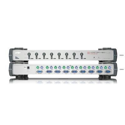 8 Port Kvm Switch W&#47; Cables