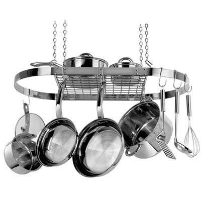 Stainless Steel Oval Pot Rack