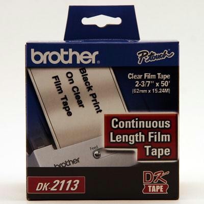Cont  Film Label Blk/clear