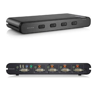 Secure KVM DVI-I, 4-Port