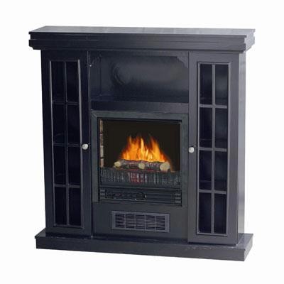 Electric French Fireplace Blk