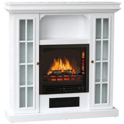 Electric French Fireplace Wht