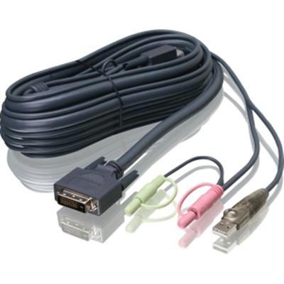 16\' Dual Link DVI KVM Cable