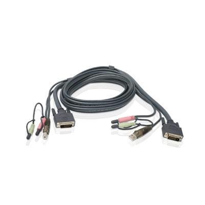 6' Dual Link Dvi-d Usb 2.0 Kvm