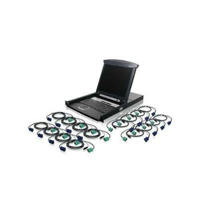 16-port 17" Lcd Kvm W Usb Cabl