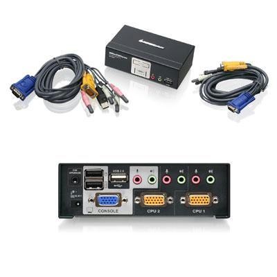 2 Port Kvmp Switch W&#47;usb Hub