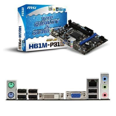 MSI ATX Intel H61 2DDR3